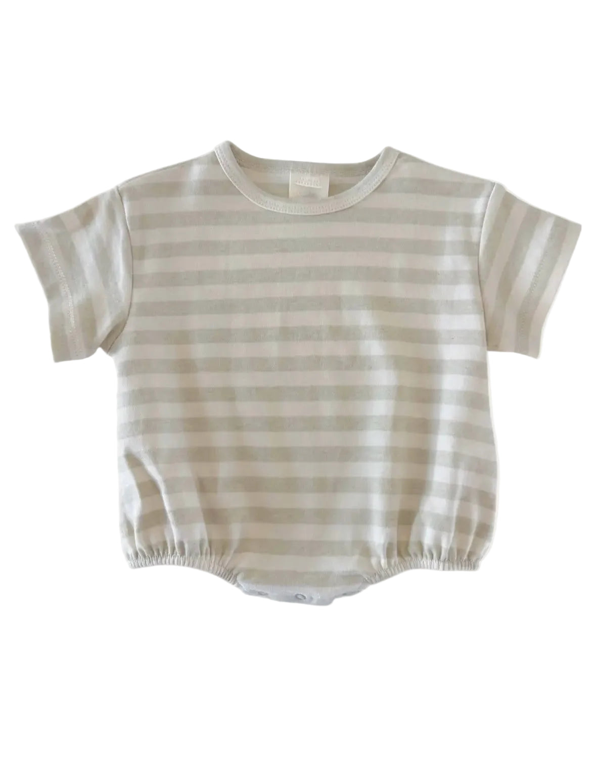 Sage Stripe Bubble Romper