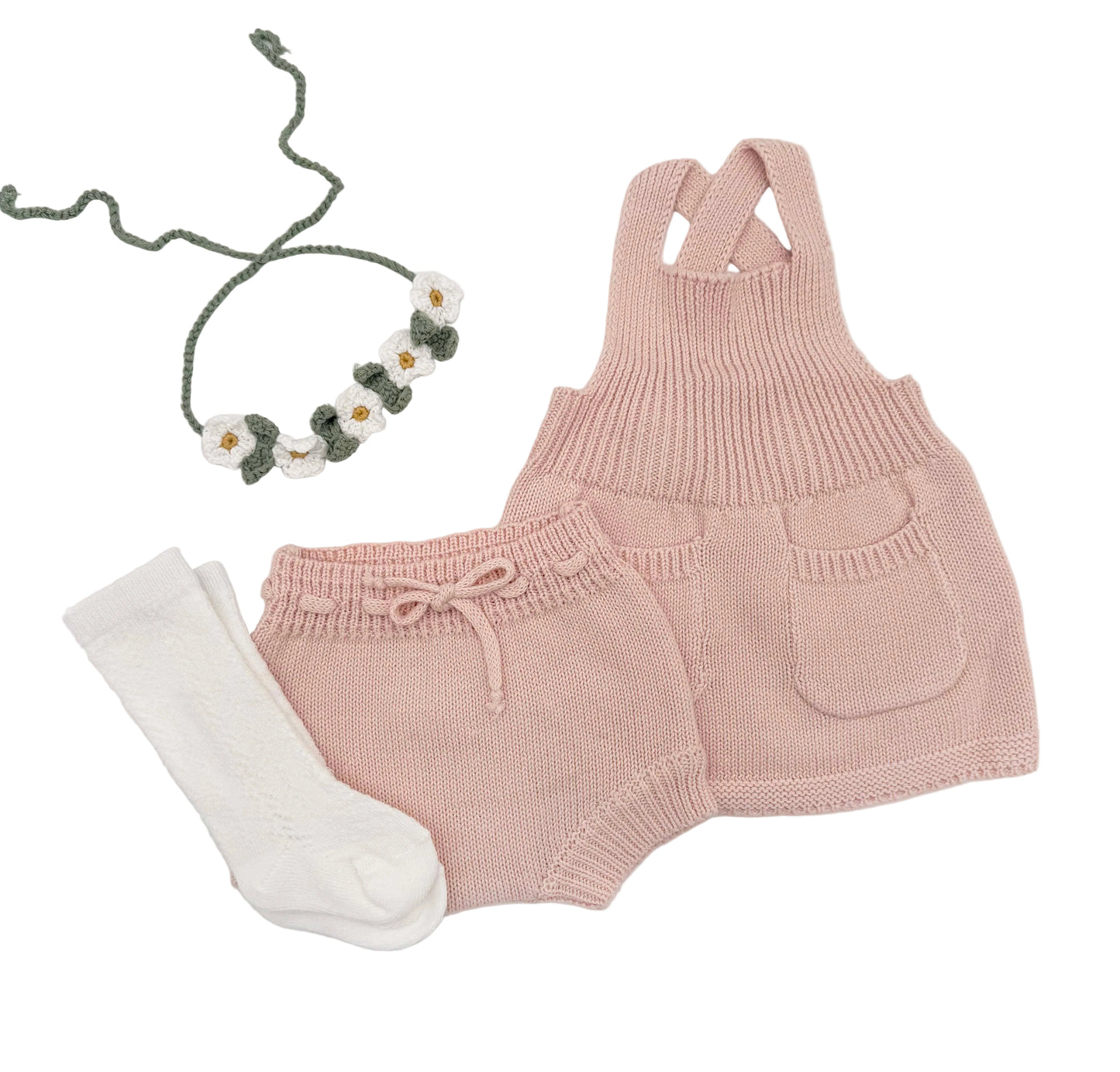 Knitted Dress 4pc Set