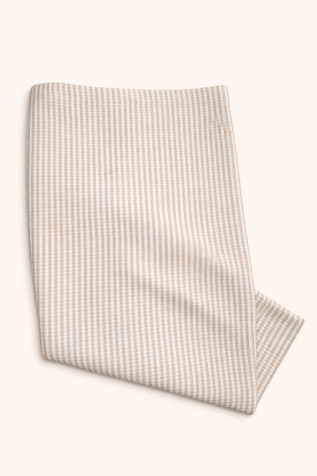Tan Striped Swaddle