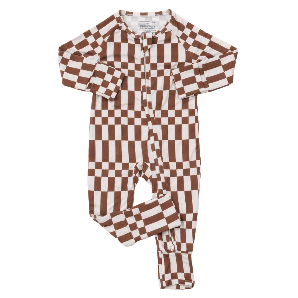 Chocolate Checkered PJ