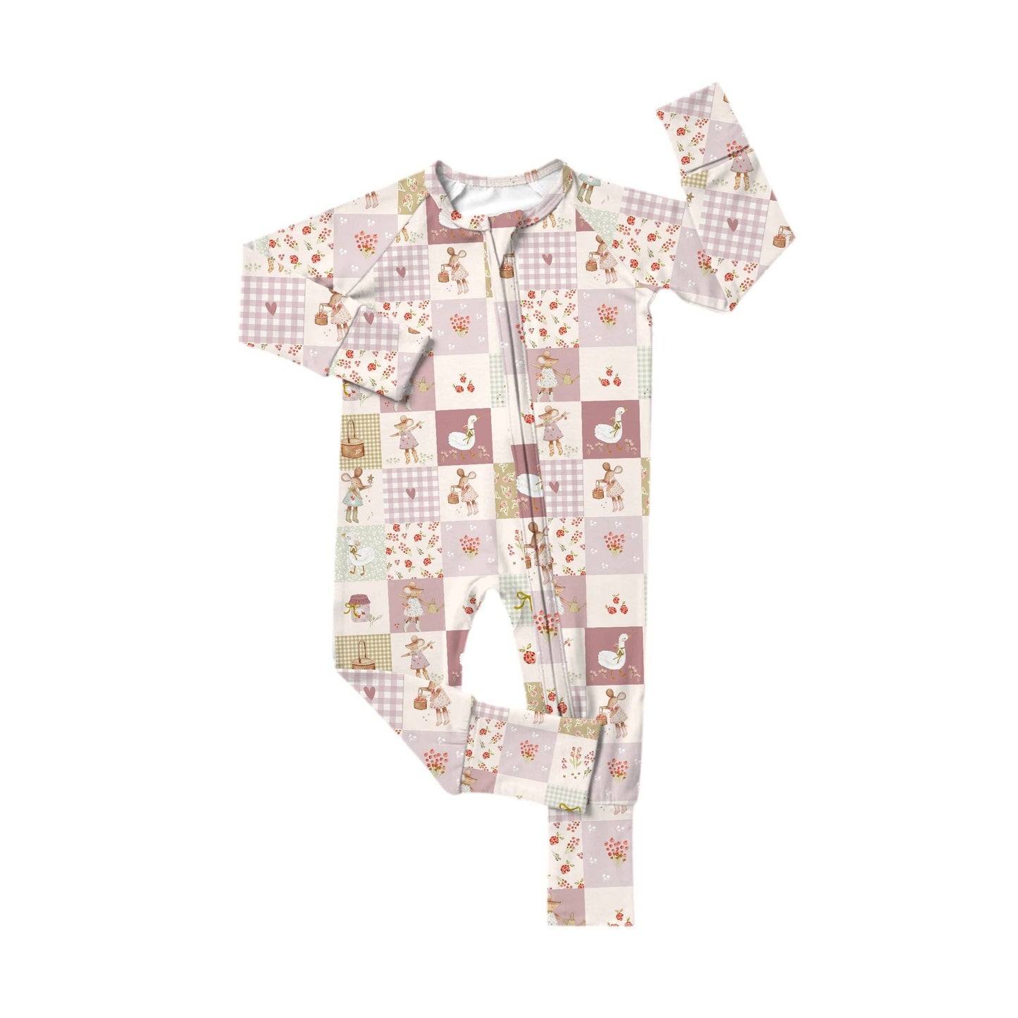 Little Mouse Zipper Romper