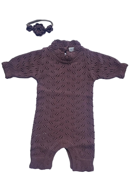 Haven Knit Jumpsuit w Bow