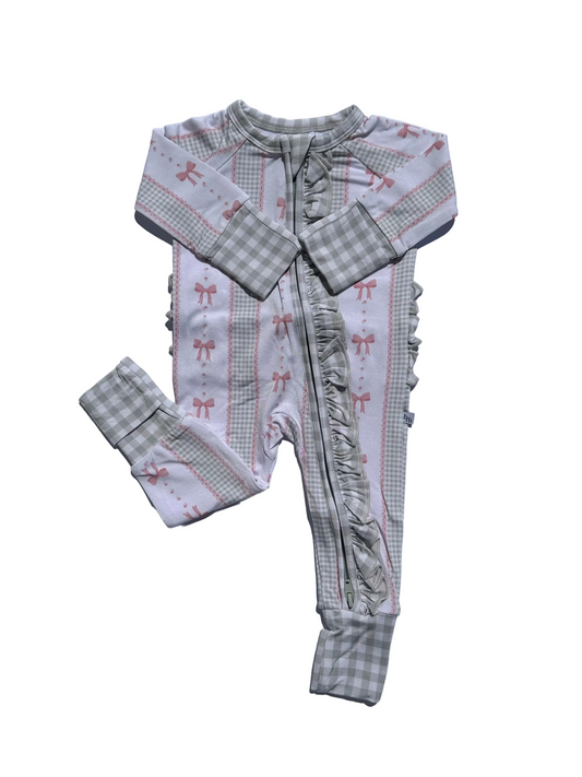 Gingham Bows PJ