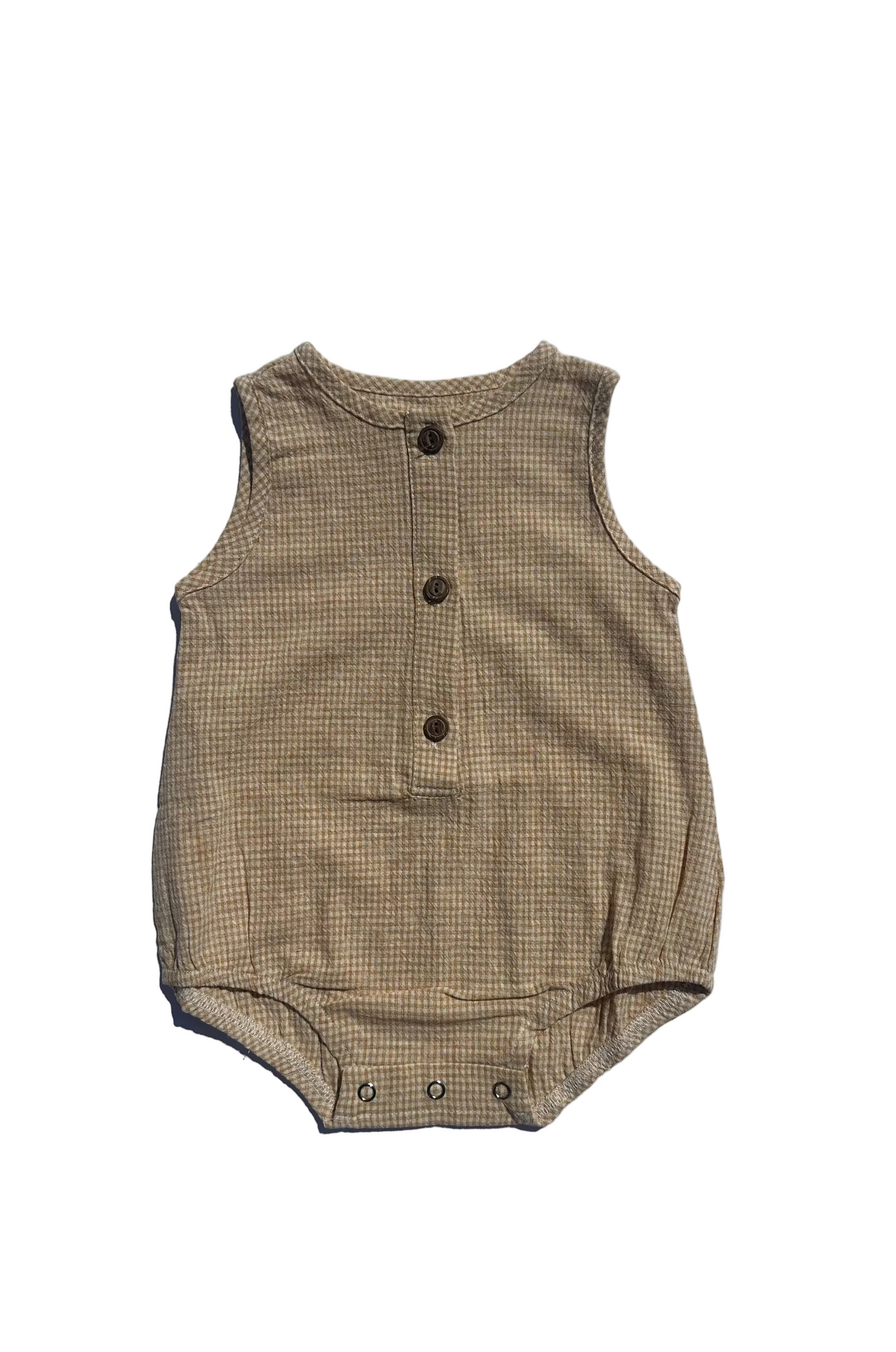Gingham Romper