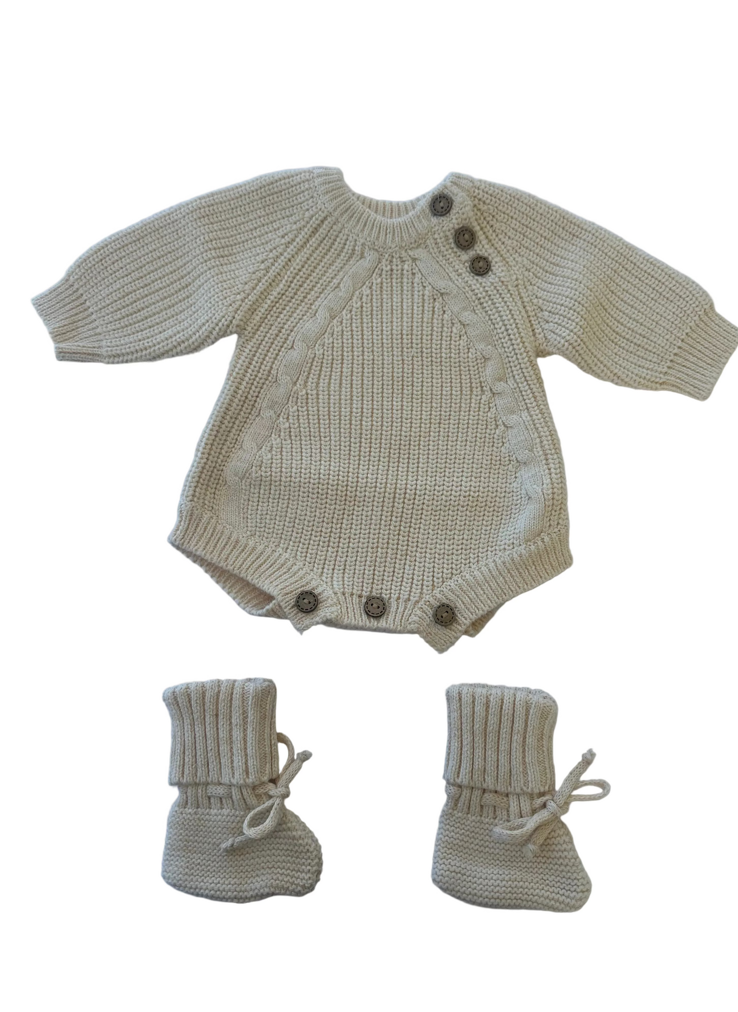 Chunky Knit Romper Set